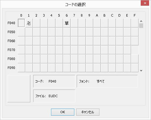 無い文字を作る