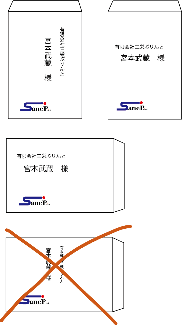 封筒 宛名 横書き